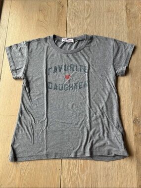 Sub_Urban Riot Gray "Favorite Daughter" Tee with Red Heart
